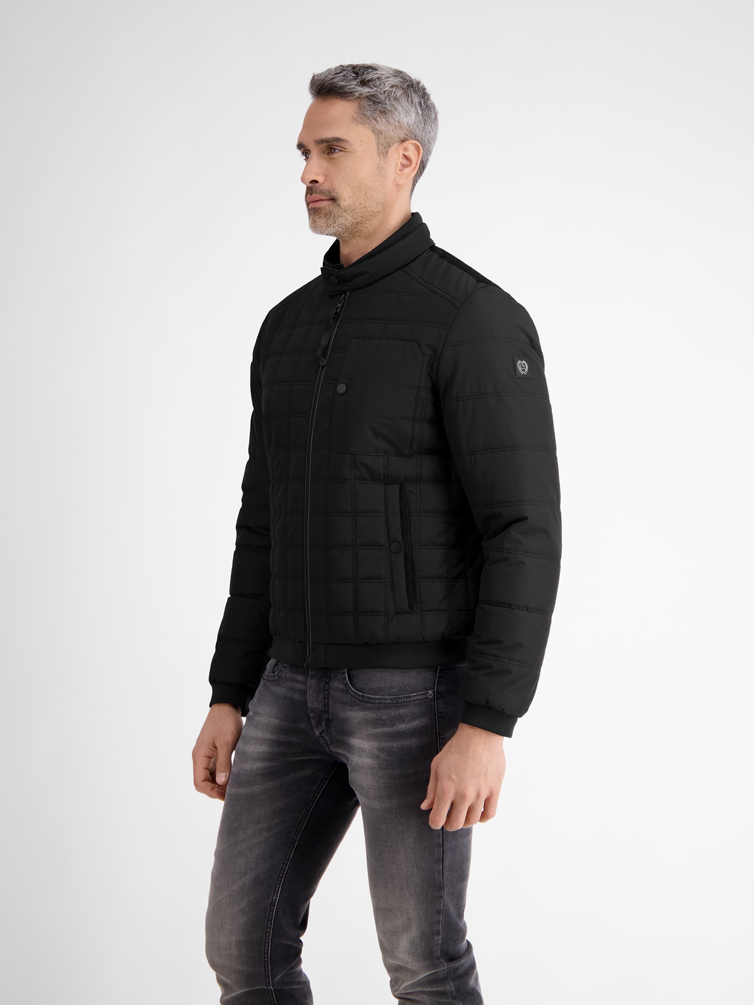 LERROS Steppjacke »LERROS Herren Steppblouson, funktional«, ohne Kapuze, Wasser- und windabweisend, atmungsaktiv
