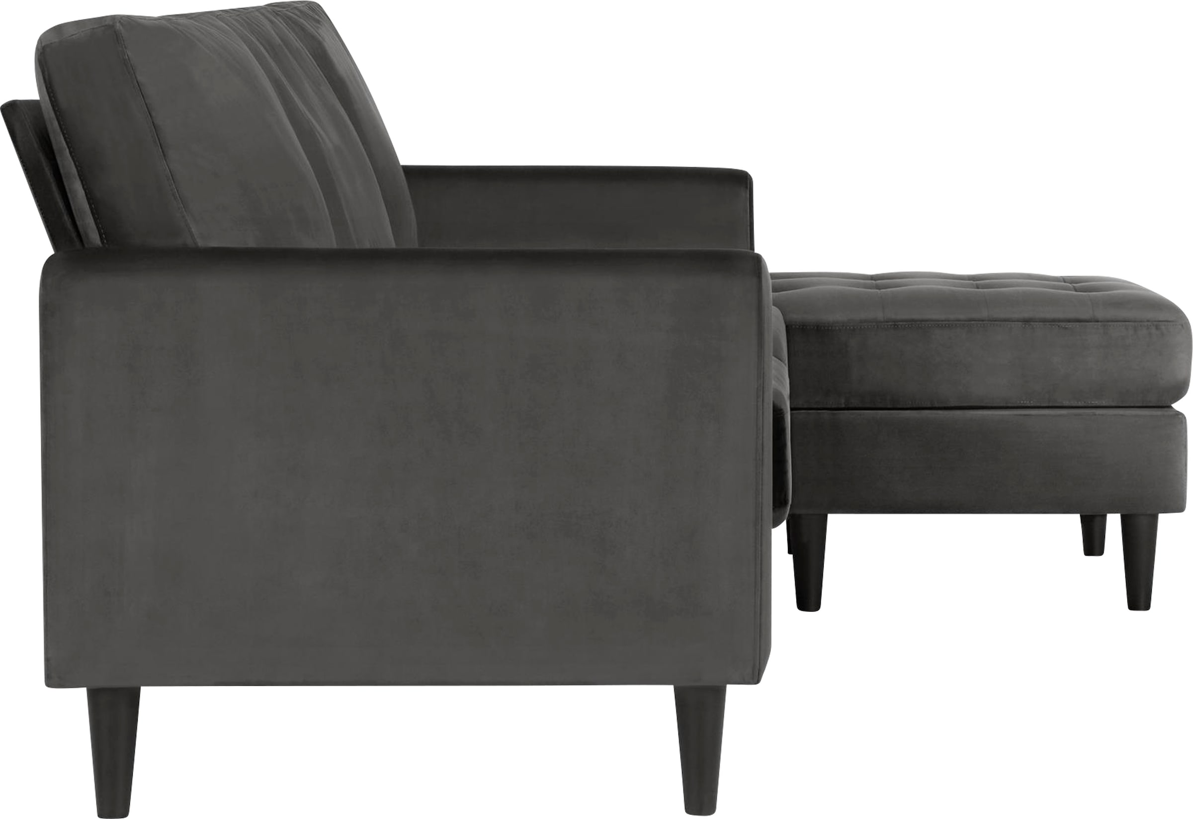 Cosmo Living Ecksofa »Strummer«, Ottomane beidseitig montierbar