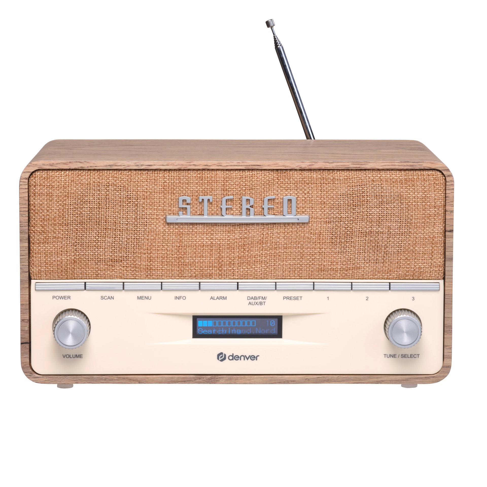 Denver Digitalradio (DAB+) »DAB-36«, (Bluetooth Digitalradio (DAB+) 5 W), integrierter DAB+ und FM-Tuner, Bluetooth