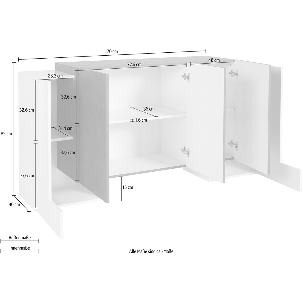 INOSIGN Sideboard »Pillon«