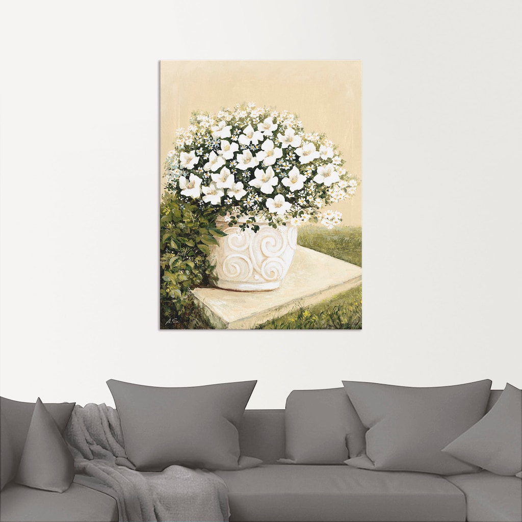 Artland Wandbild »Blumentopf I«, Blumen, (1 St.)