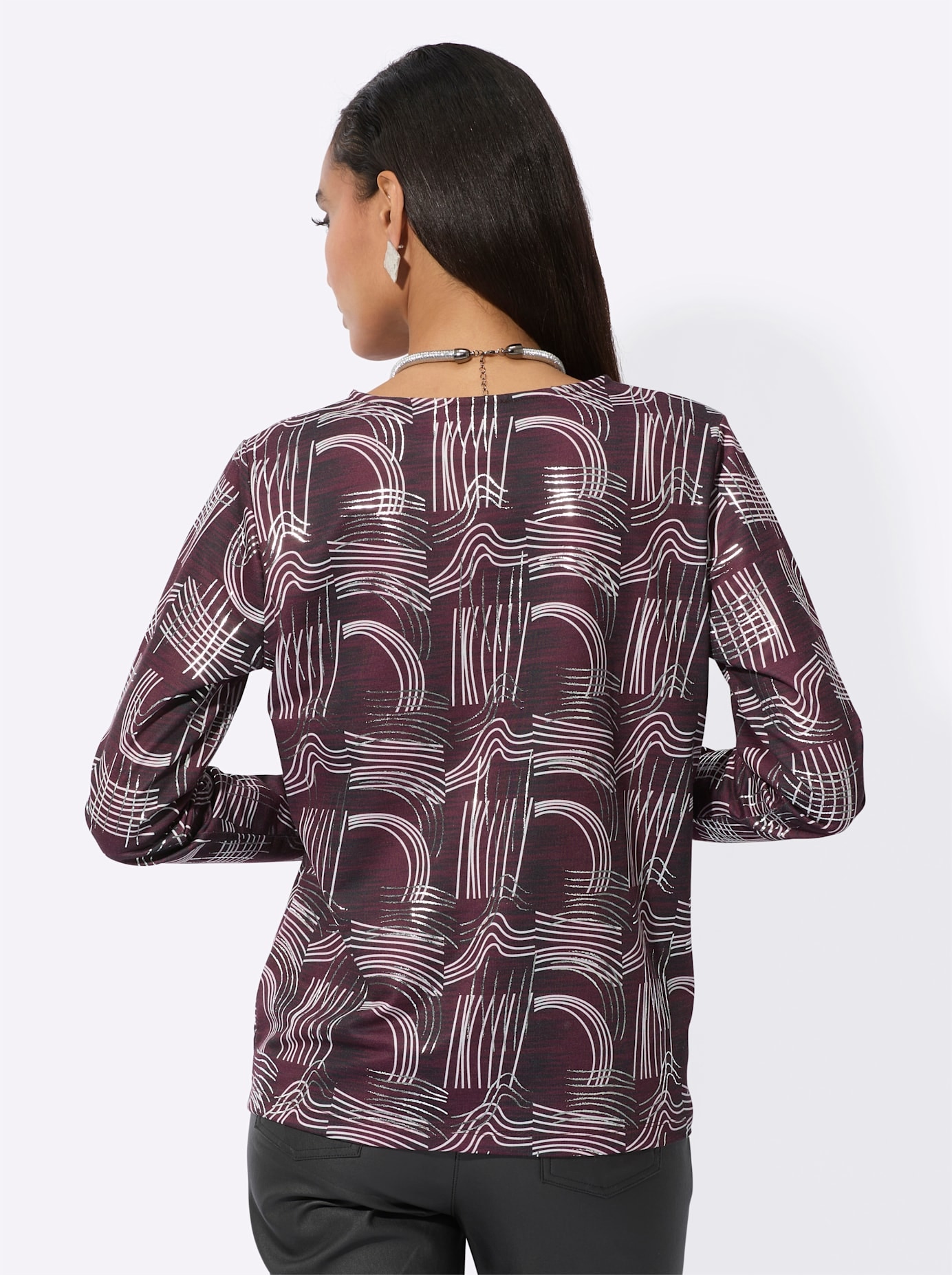 creation L Langarmshirt »Druck-Shirt«, (1 tlg.)