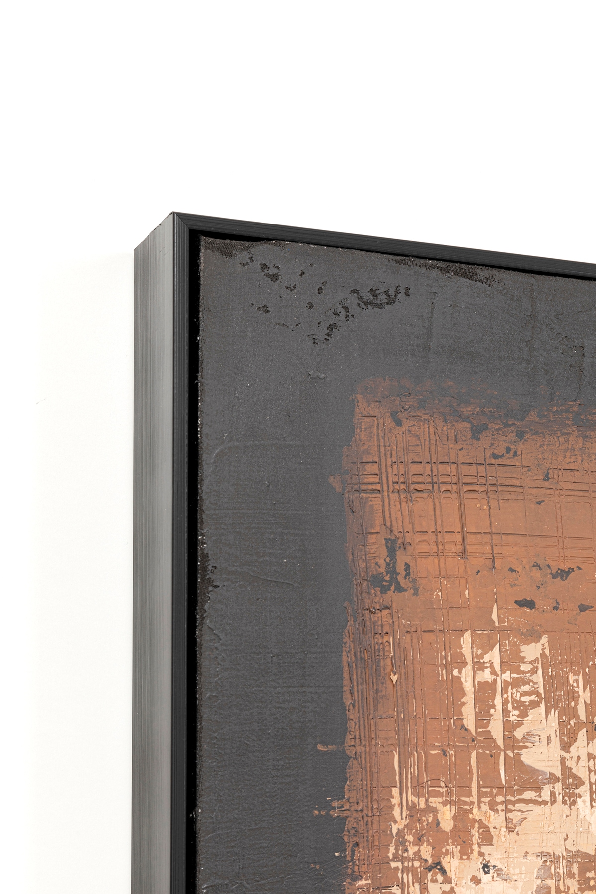 Kare Design Bild mit Rahmen »Gerahmtes Bild Silence Braun 120x120cm«