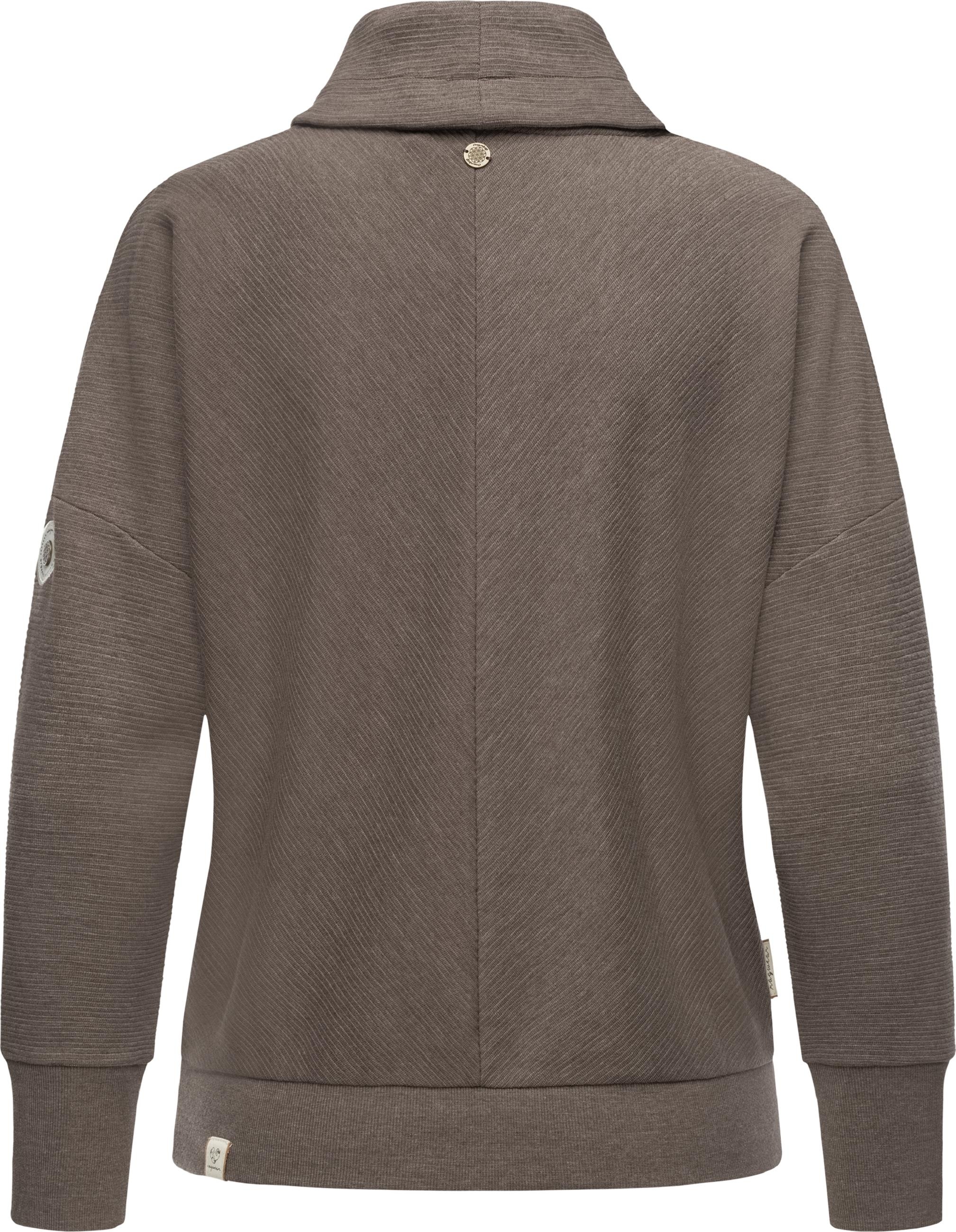 Ragwear Sweater »Sweater Balancia Organic«, Damen Hoodie aus Bio-Baumwolle im Oversize-Schnitt