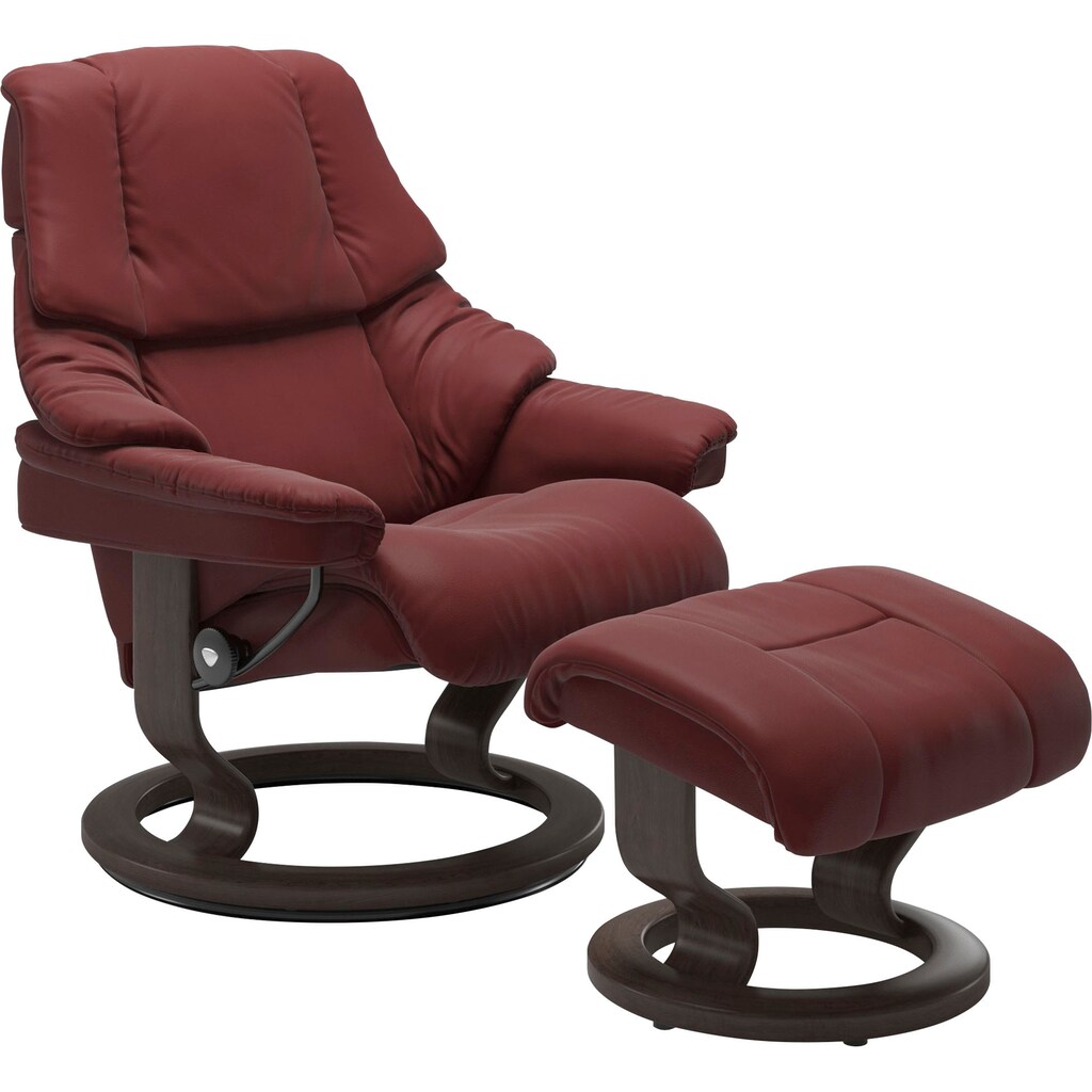 Stressless® Relaxsessel-Set »Reno«, mit Hocker, mit Classic Base, Größe S, M & L, Gestell Wenge