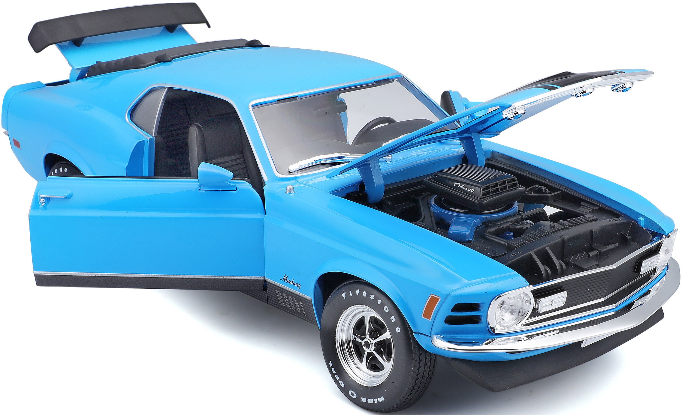 Maisto® Modellauto »Ford Mustang Mach 1, 70, blau«, 1:18