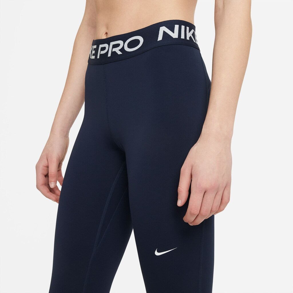 Nike Trainingstights »PRO WOMEN'S MID-RISE MESH-PANELED LEGGINGS«