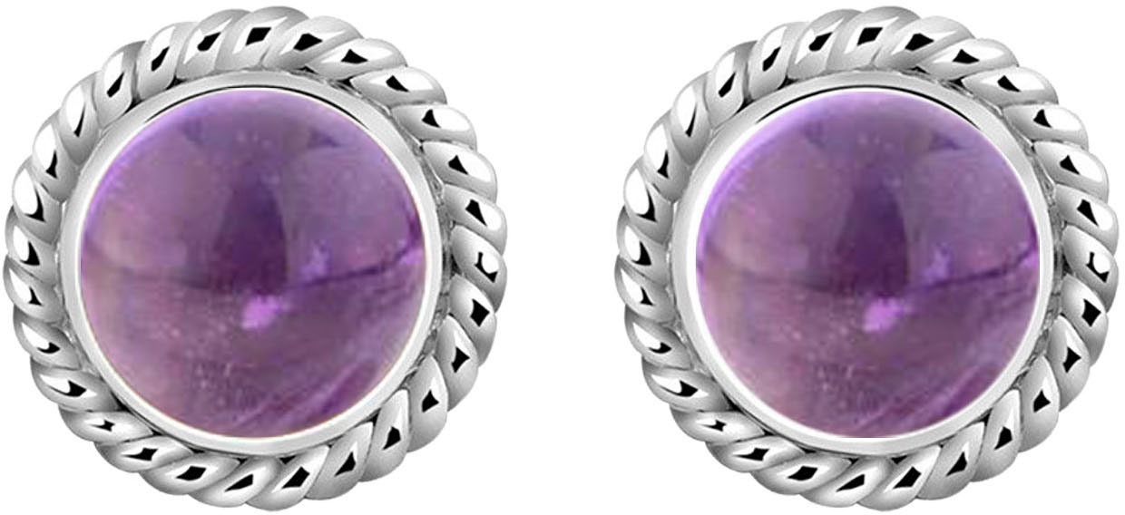 Elli Paar Ohrstecker »Ohrringe Schmuck Geschenk, 222999-015, 222999-018«, mit Howlith oder Amethyst