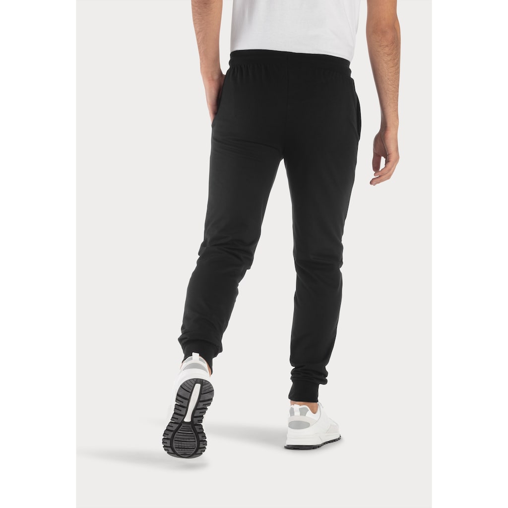 Bench. Loungewear Jogginghose, Sweathose mit Kordel, aus Baumwoll-Mix