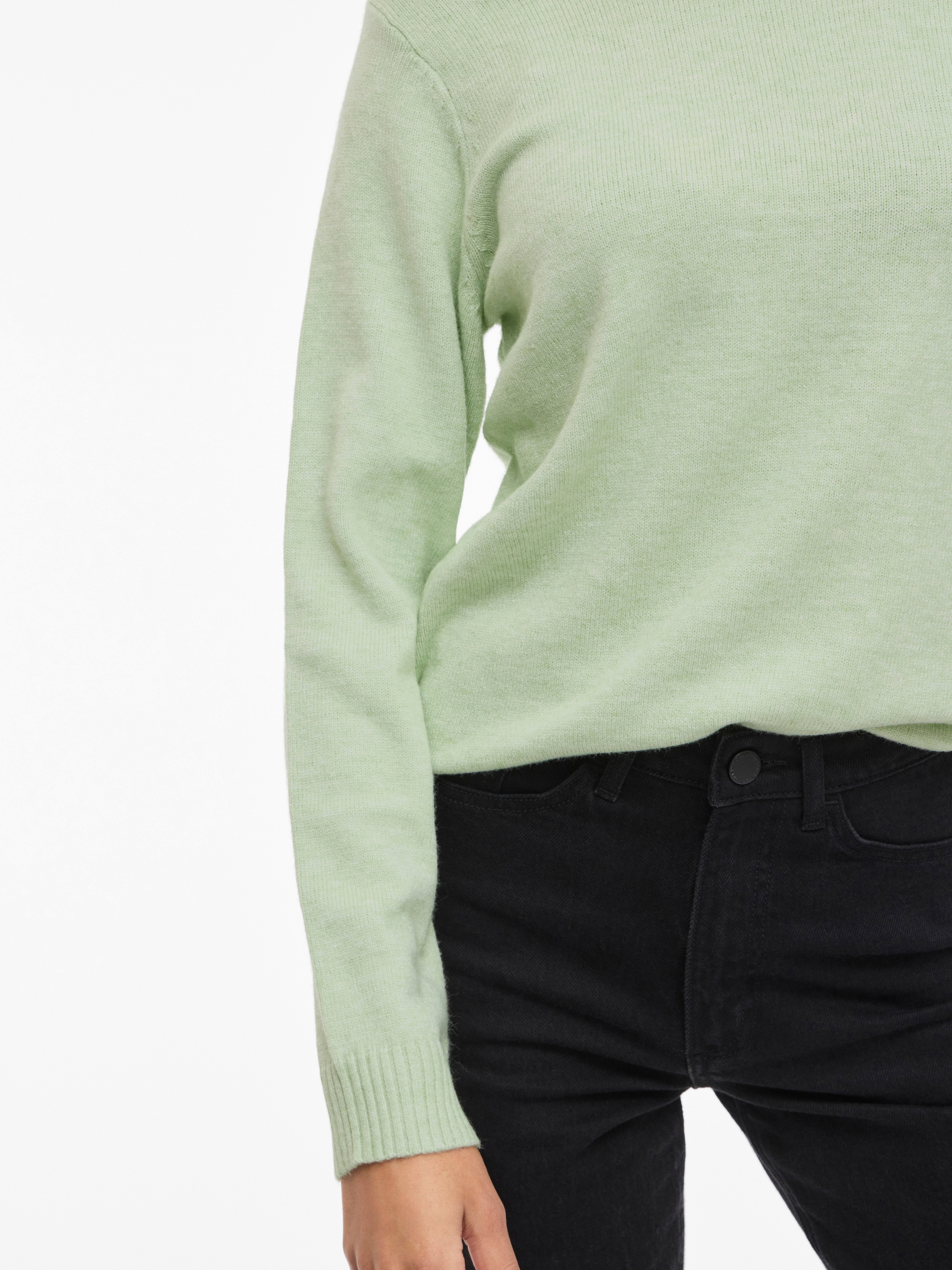Vila Rundhalspullover »VIRIL O-NECK L/S  KNIT TOP - NOOS« Viskosemischung, regular fit