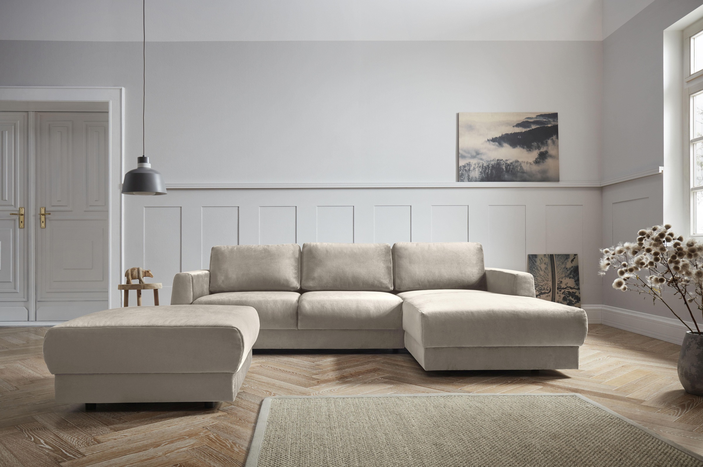 andas Hocker »Hobro«, in 3 Bezugsstoffen und vielen Farben, Design by Morten Georgsen