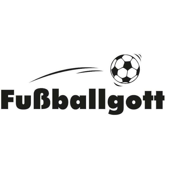 Wall-Art Wandtattoo »Fußball Aufkleber Fußballgott«, (1 St.) auf Rechnung  kaufen