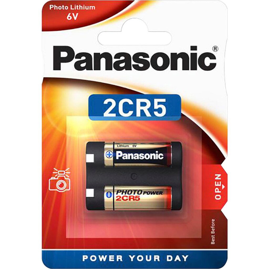 Panasonic Batterie »Cylindrical Lithium - 2CR5«, 6 V
