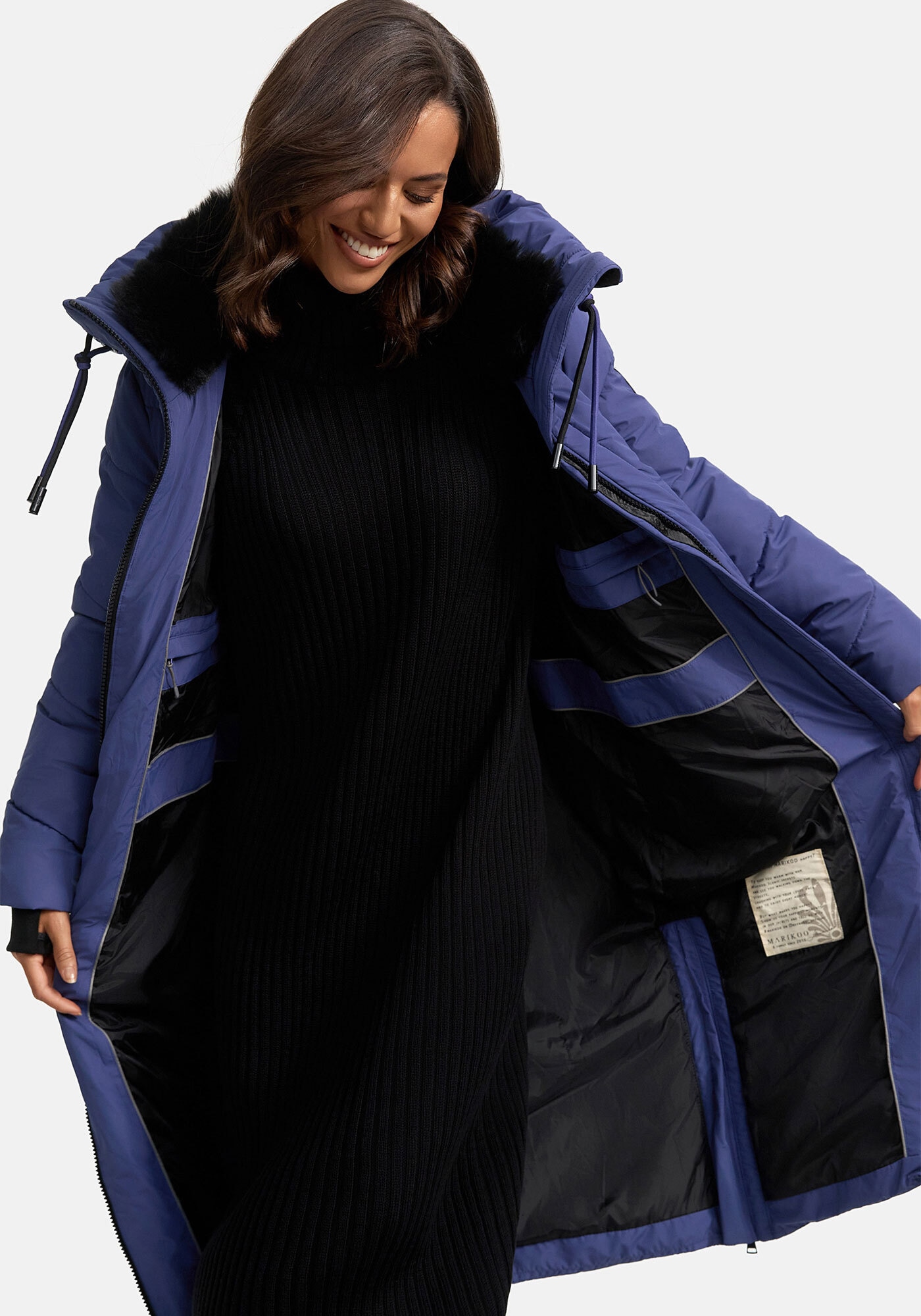 Marikoo Winterjacke »Marikoo Nadaree XVI Damen Winterjacke B979«
