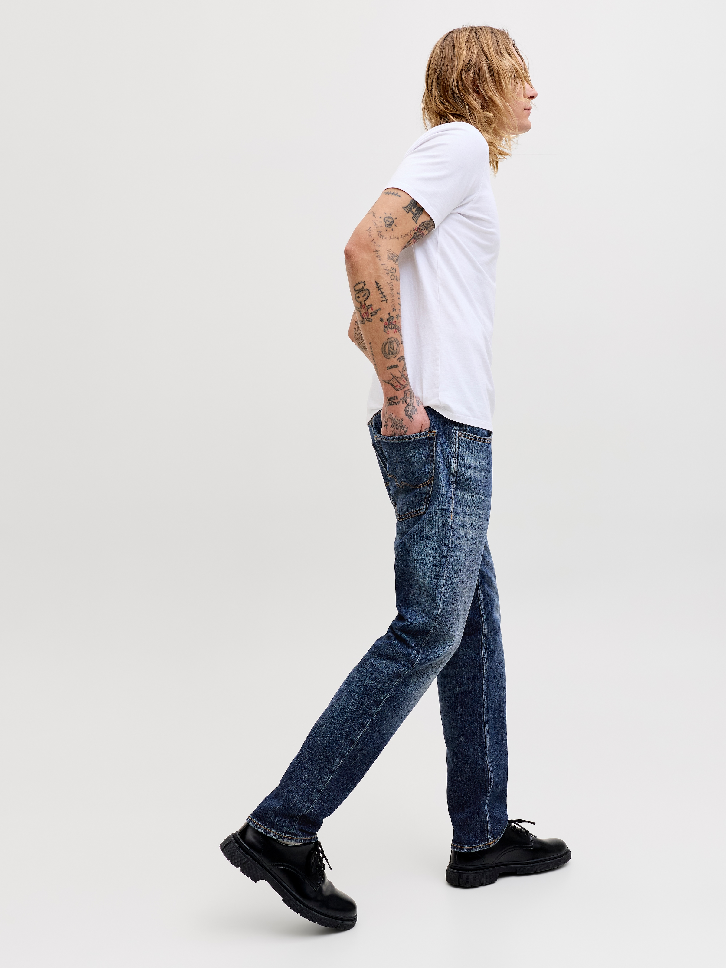 Jack & Jones 1100000002199 »JJIMIKE JJORIGINAL CJ SN« mit Five-Pocket-Design