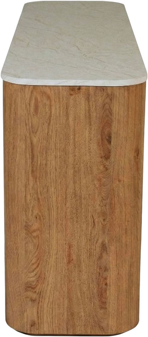 Jahnke Sideboard »TRESOR SB 150« Sideboard, Marmor Look, grifflose Optik, 3 Türen, Breite:150 cm