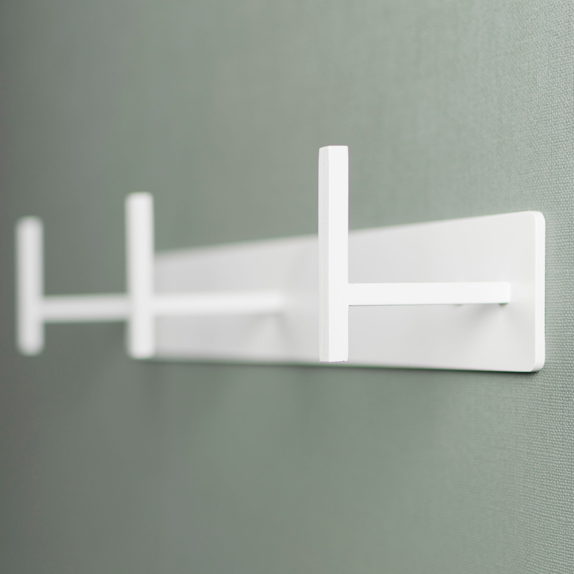 Spinder Design Garderobenhaken »CHAPMAN 3«, (1 St.), Wandgarderobe aus Stahl mit 3 Haken