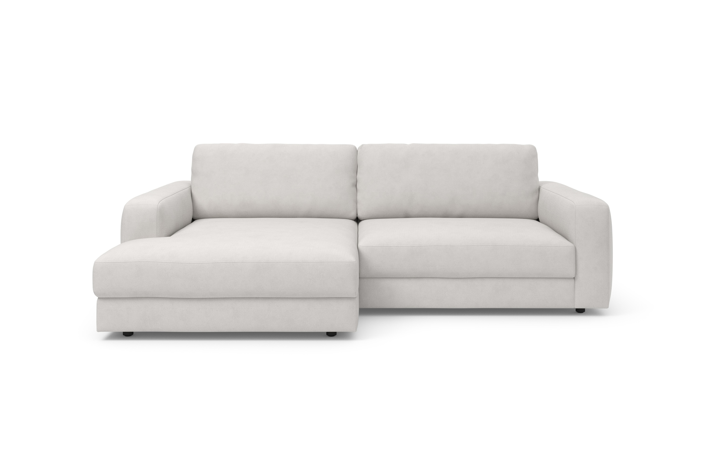 TRENDMANUFAKTUR Ecksofa »Bourbon, Mega Designsofa mit tollem Sitzkomfort, Breite 250cm, L-Form« extra tiefe Sitzfläche, wahlweise mit Sitztiefenverstellung