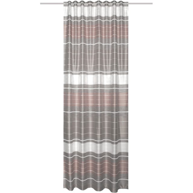 HOME WOHNIDEEN Vorhang »ANOUK«, (1 St.), Kombibandschal Querstreifen ANOUK  online kaufen