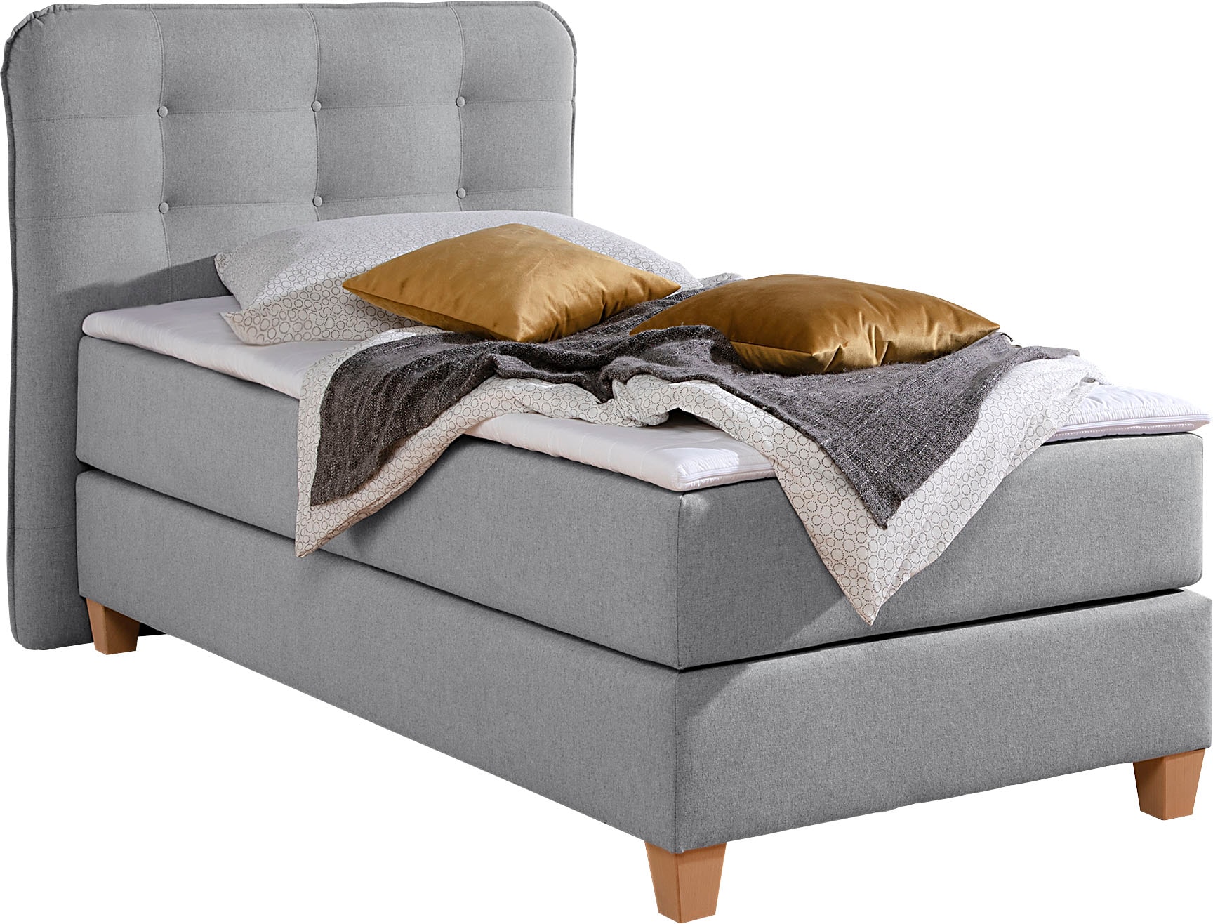 Home affaire Boxspringbett inklusive Komfortschaum-Topper