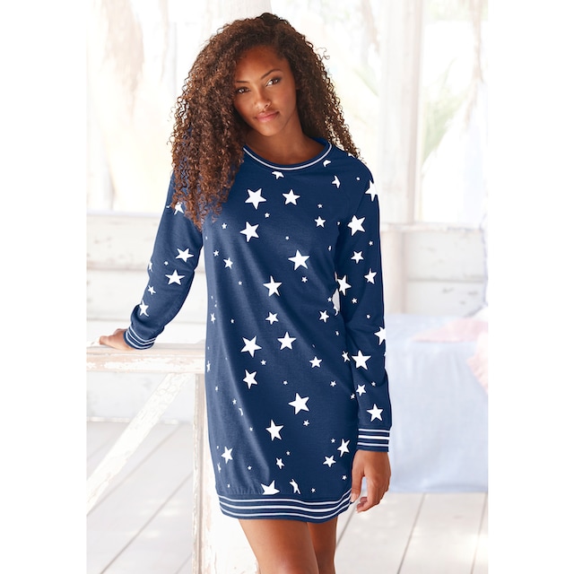 Vivance Dreams Sleepshirt, mit angesagtem Sternedruck bei ♕