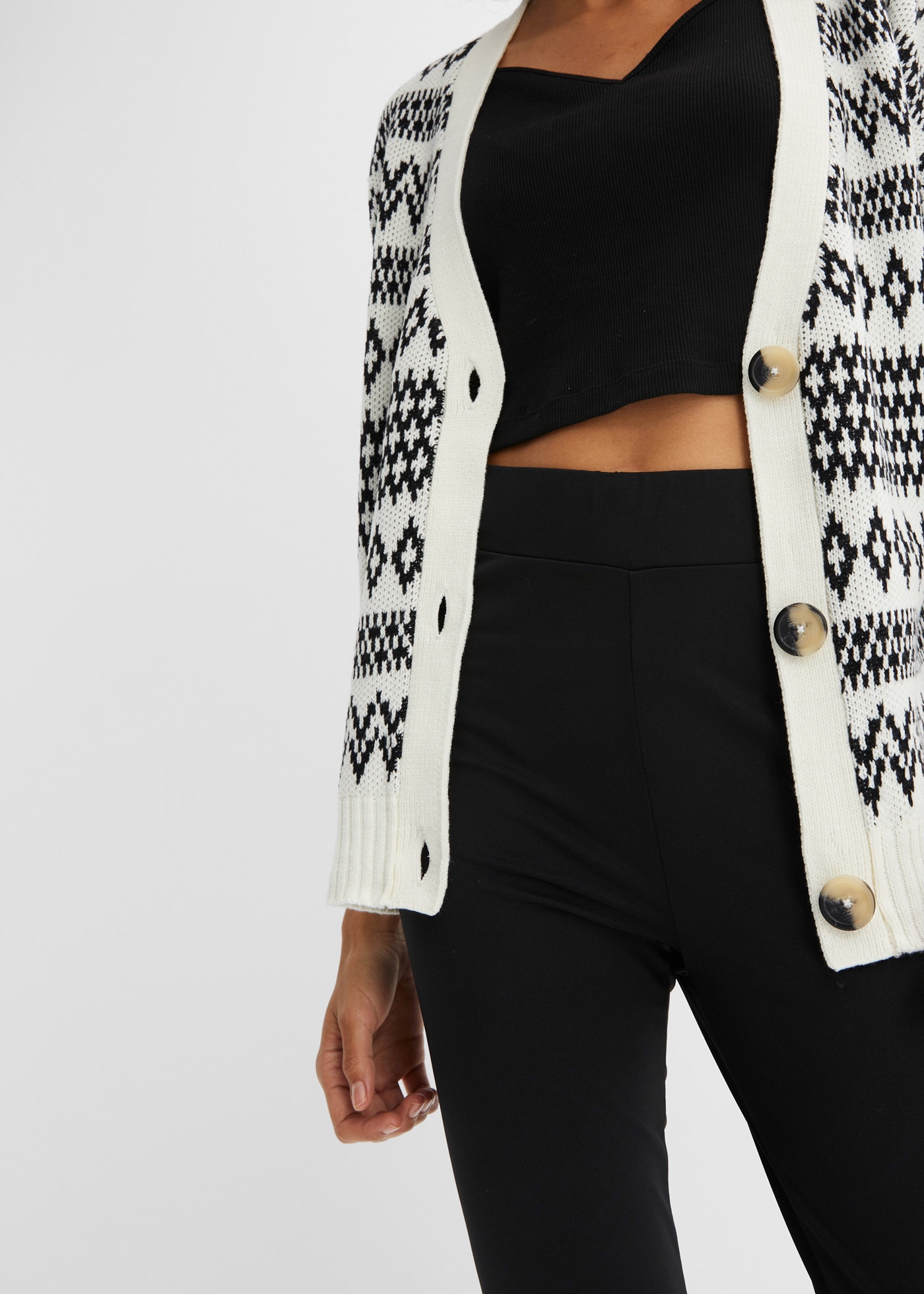 bonprix Thermoleggings »Highwaist Thermo-Leggings mit breitem Bequembund«  aus Polyester und Elasthan, breiter Bequembund, Skinny Fit