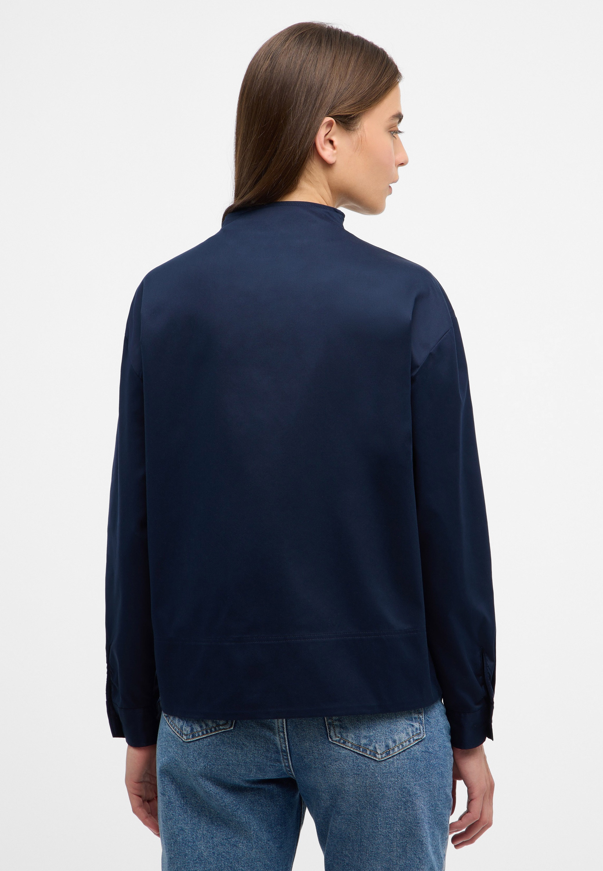 Eterna Longbluse »OVERSIZE FIT« EASY IRON (bügelleicht)