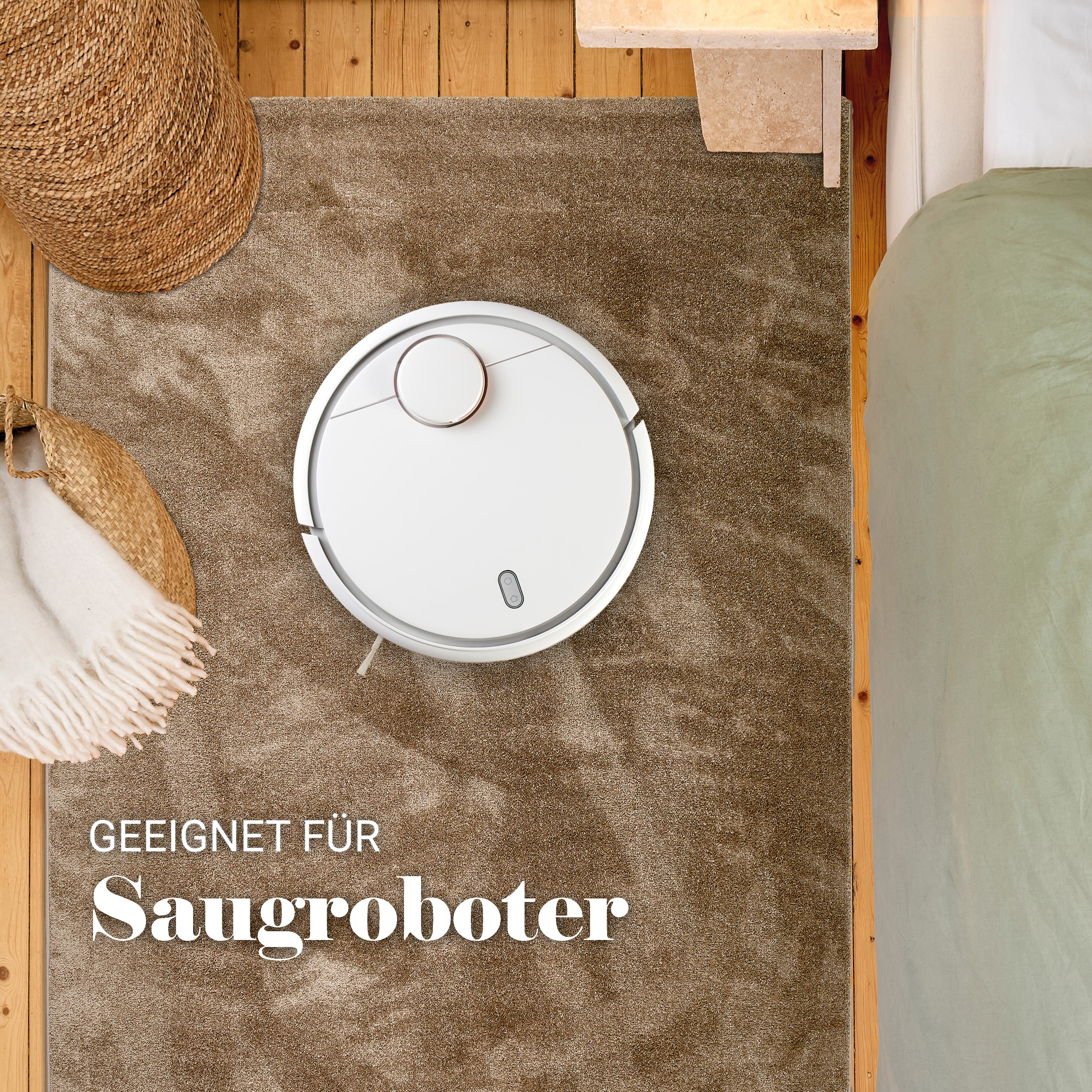 ASTRA Teppich »Sam 250« rechteckig 8 mm Höhe weicher Kurzflor, Wohnzimmer, Schlafzimmer