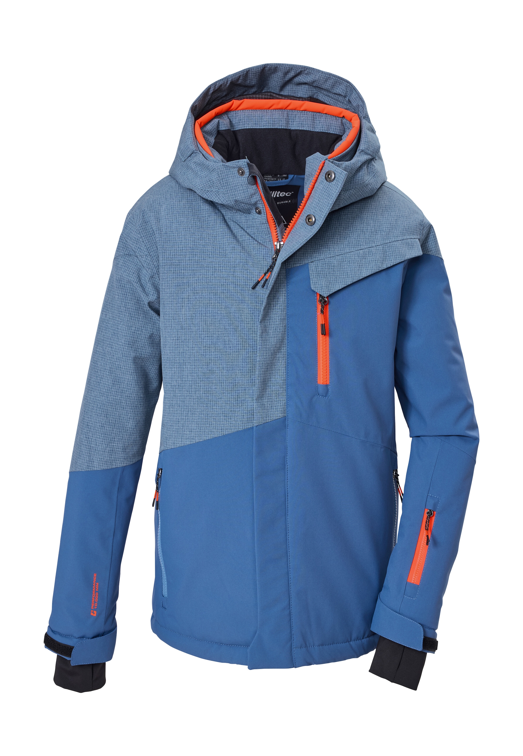 Killtec Skijacke »KSW 211 BYS SKI JCKT« Wind- und wasserdichte Skijacke mit verstellbarer Kapuze