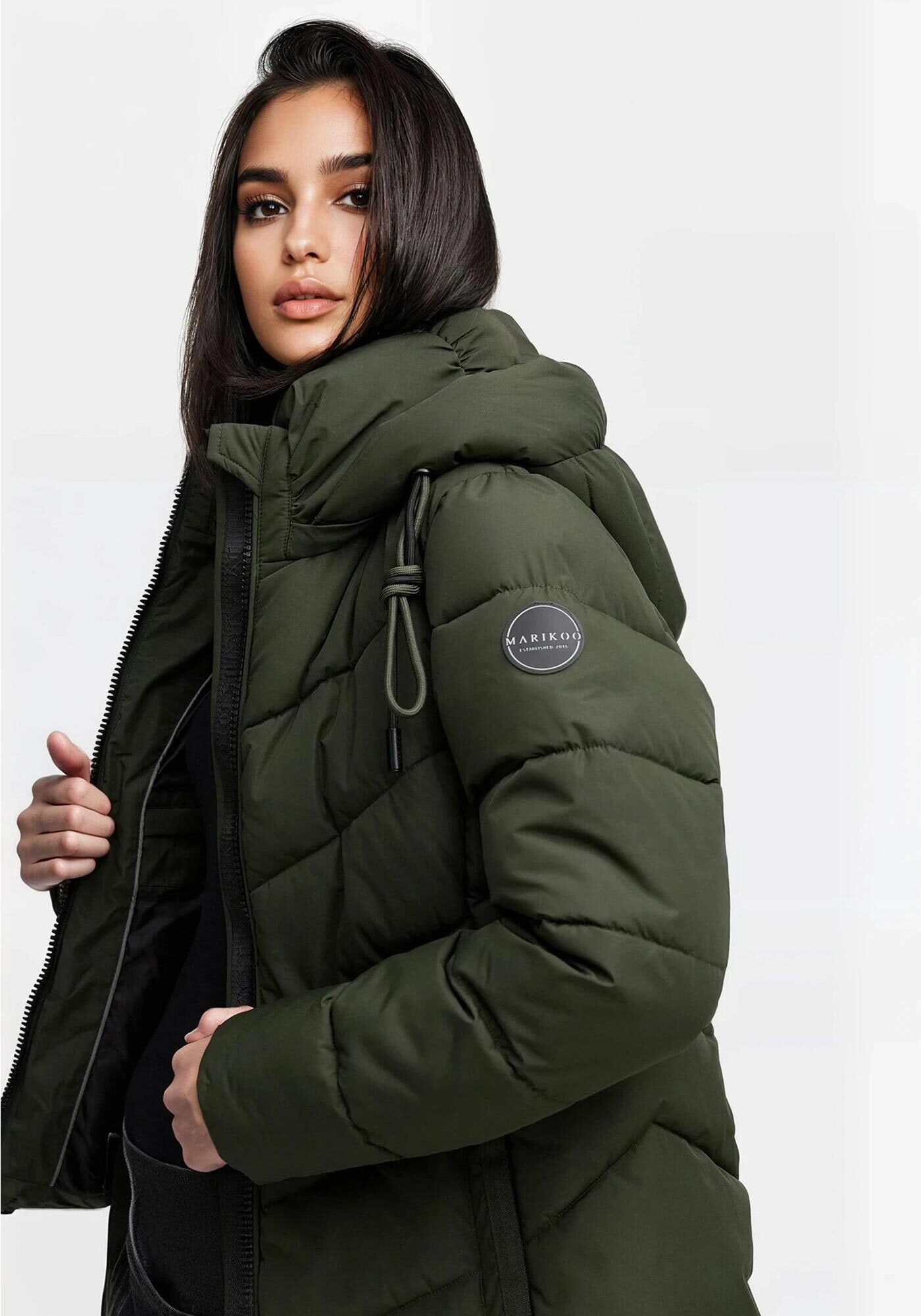 Marikoo Winterjacke »Marikoo Sahnemausii Damen Winter Steppjacke N091«