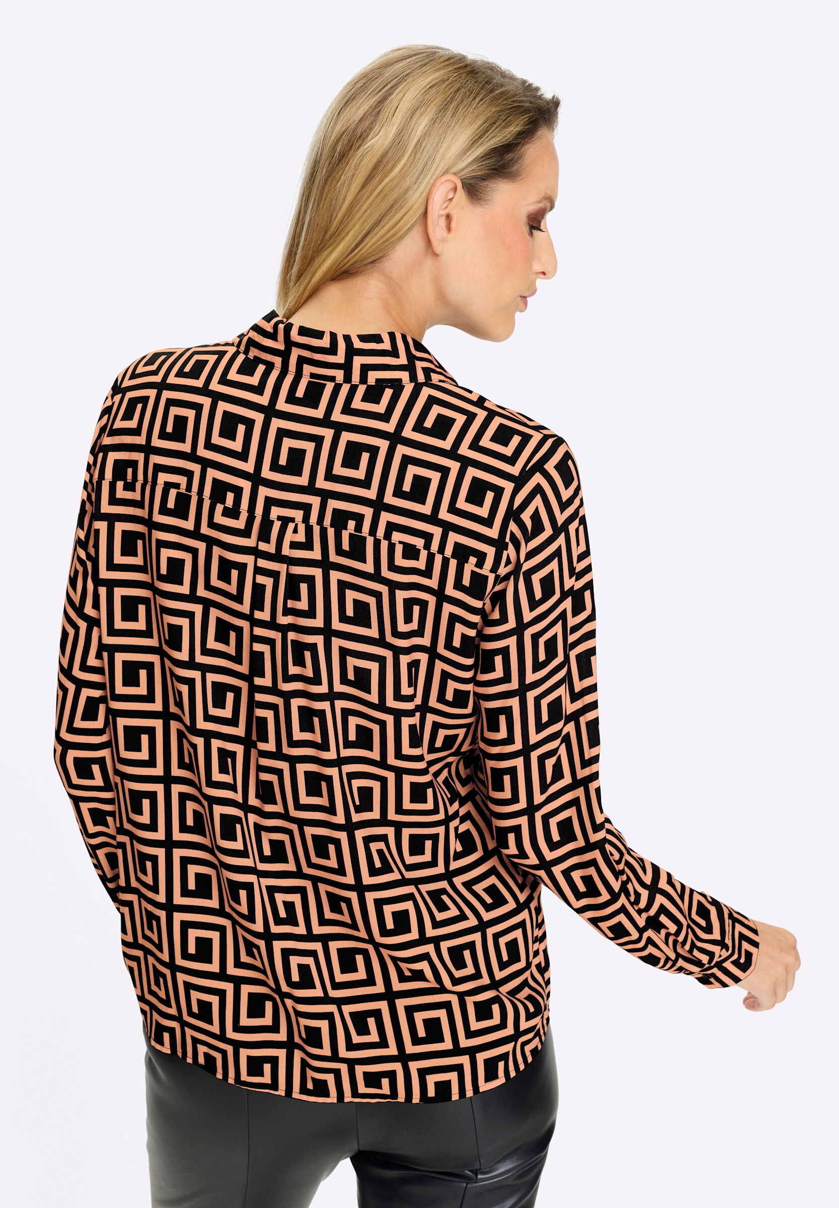 heine Hemdbluse »Druckbluse Druckbluse mit grafischem Muster«