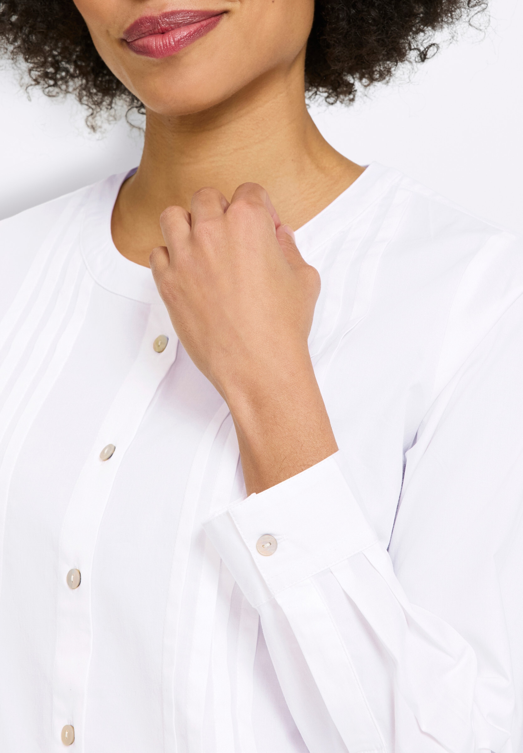 heine Klassische Bluse »Bluse Baumwollbluse mit Biesen«