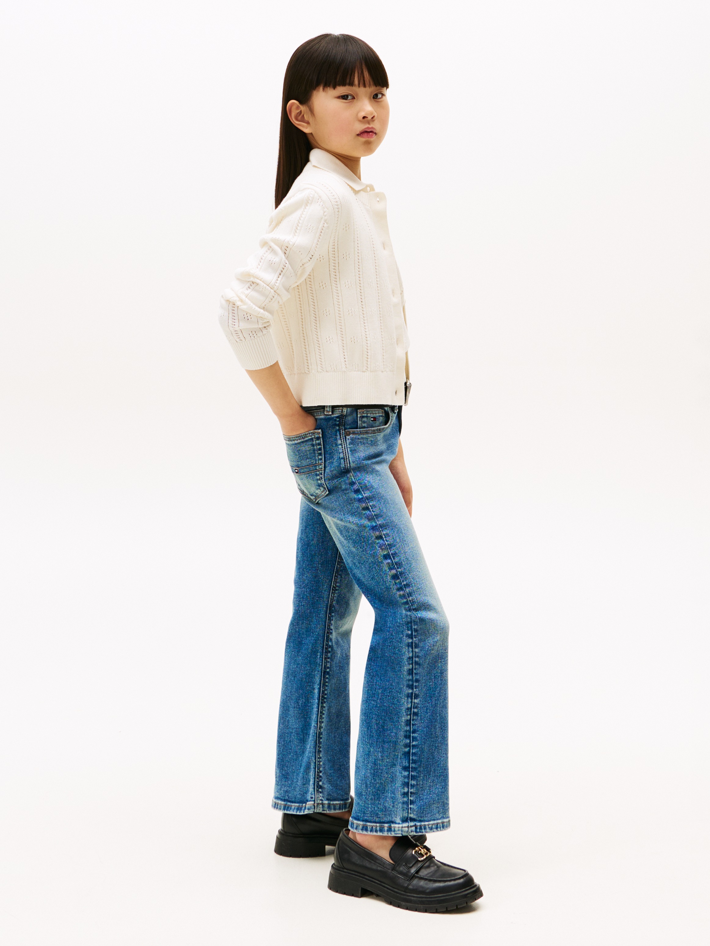 Tommy Hilfiger Bootcut-Jeans »FLARE VINTAGE DENIM«, für Kinder bis 16 Jahre, mit ausgestelltem Bein