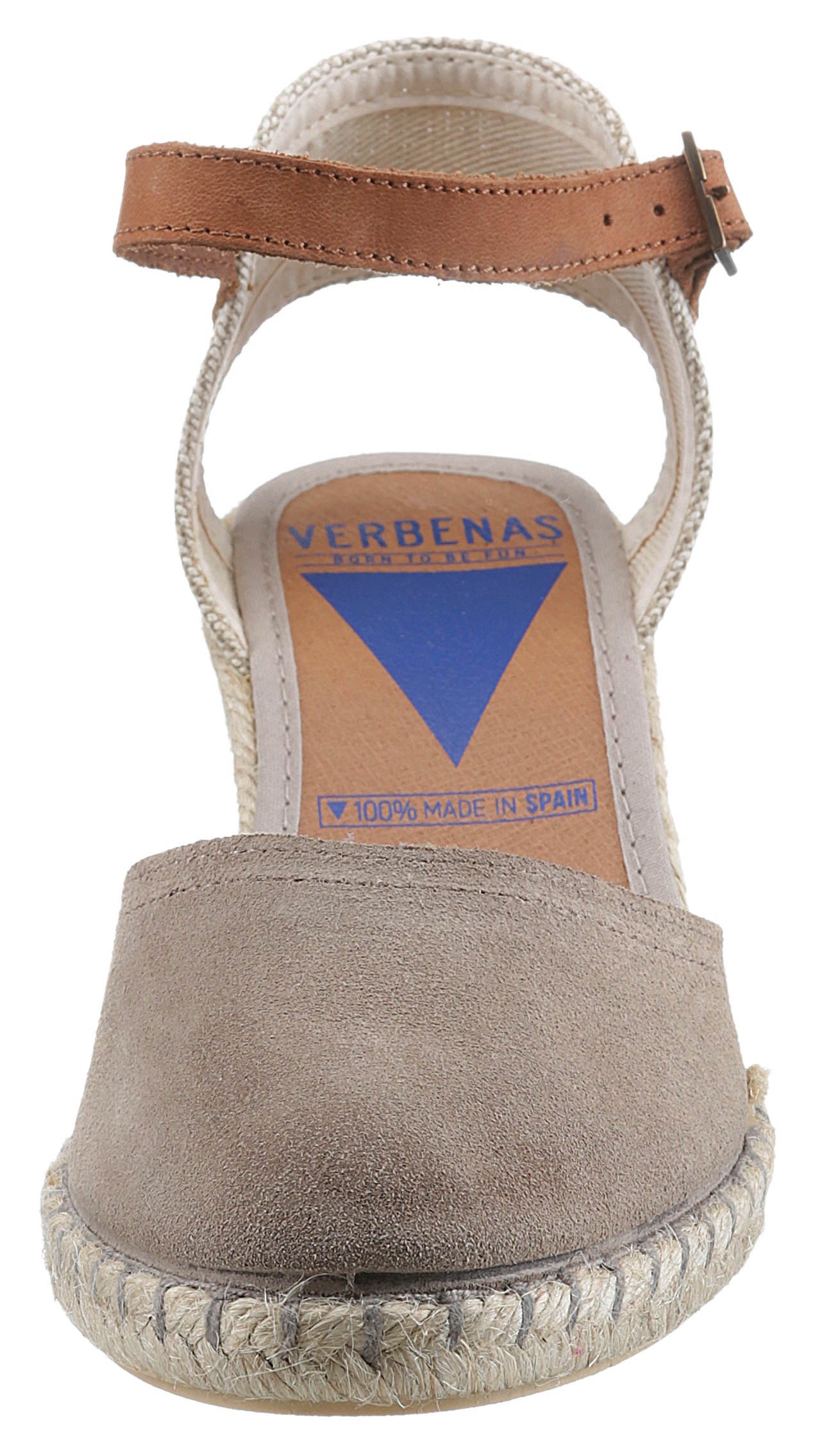 VERBENAS Sandalette »MALENA SERRAJE«, Sommerschuh, Riemchensandale, Urlaubschuh mit Keilabsatz