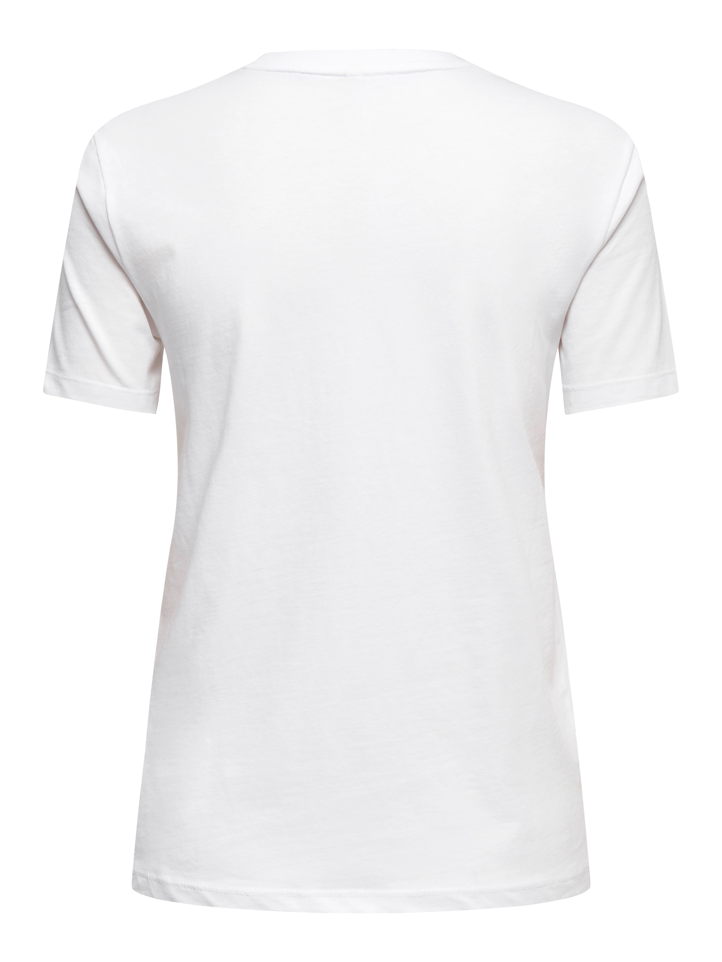 ONLY Kurzarmshirt »ONLNIKITA REG S/S TOP BOX JRS« Baumwolle, regular fit, Rundhals, Regular Waist