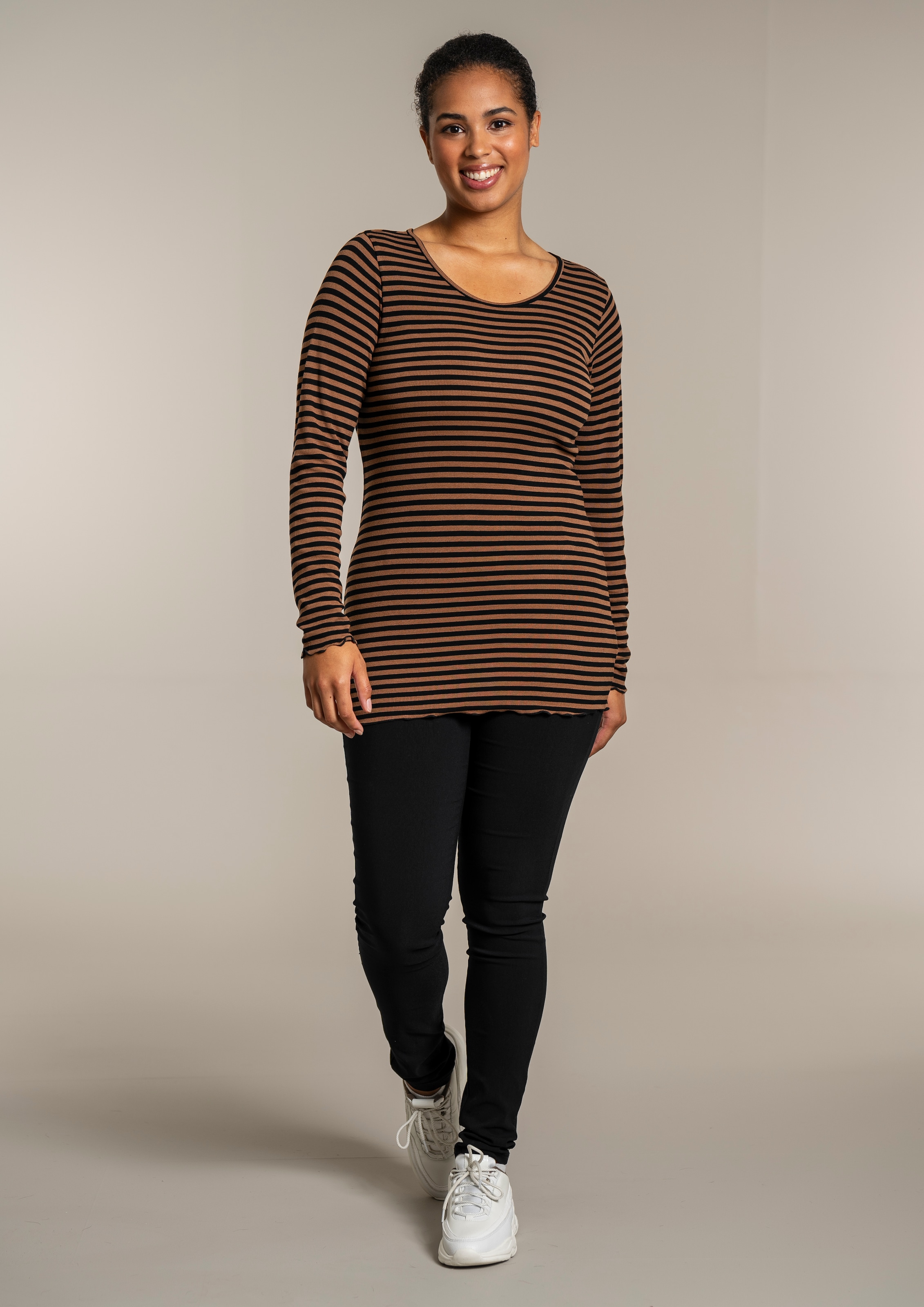 SANDGAARD Langarmshirt »SG147«, mit Streifenmuster
