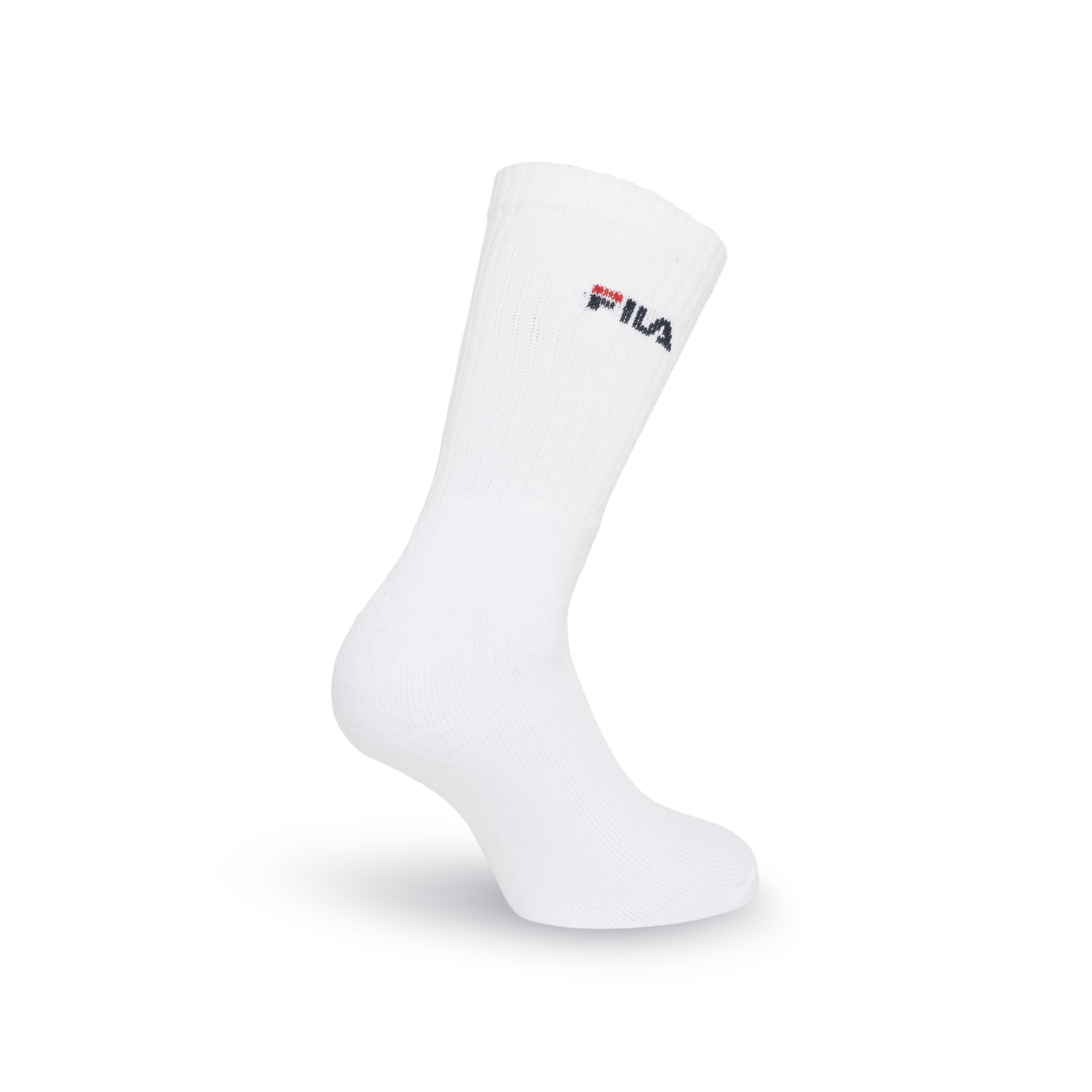 Fila Sportsocken »UNISEX CREW TENNIS FULL TERRY SOCKS«, (3 Paar), mit dezentem Logoschriftzug