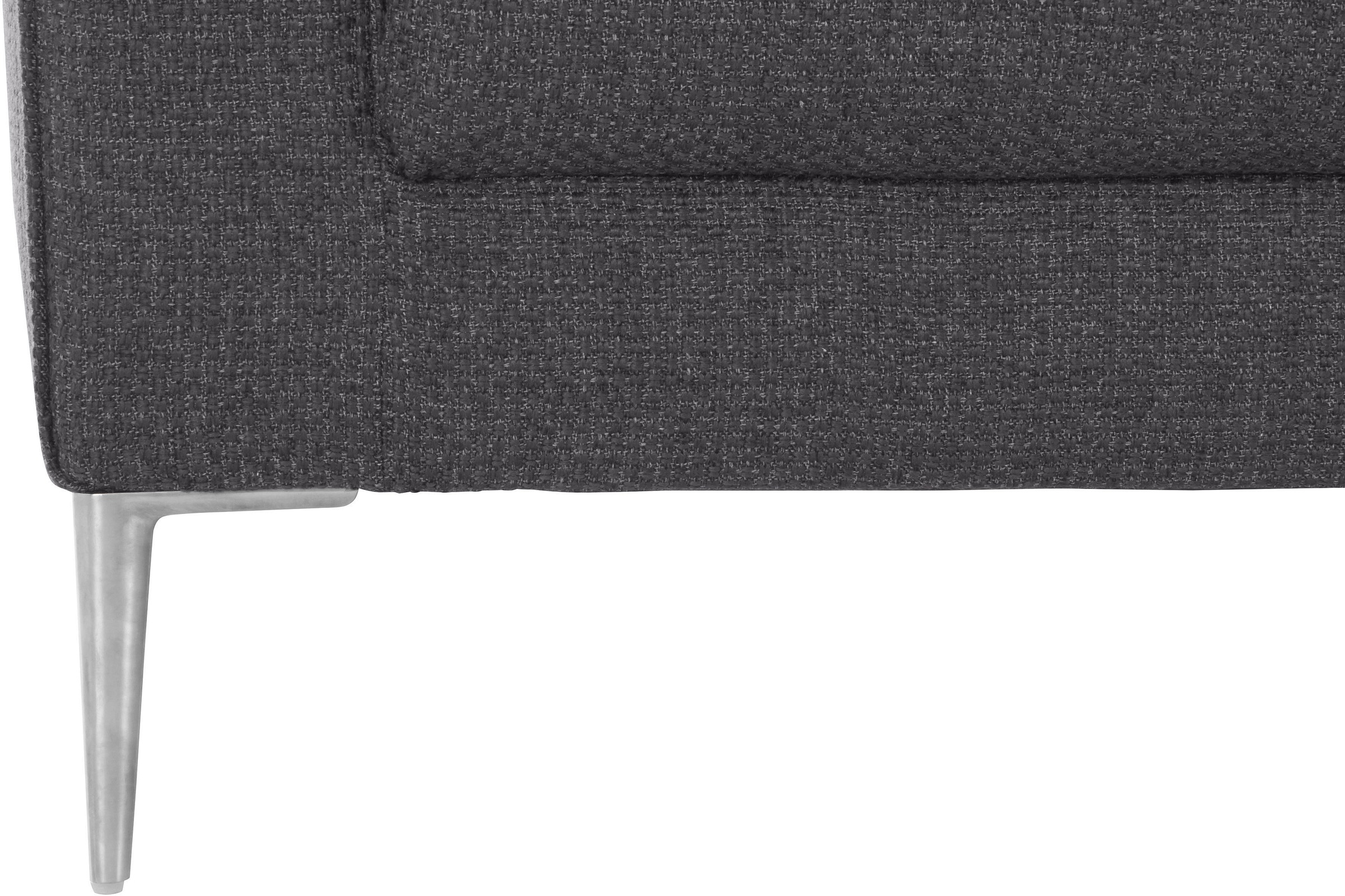 TRENDMANUFAKTUR 2-Sitzer »Chilltime, elegant und bequem, Komfortsitzhöhe 46cm, hoher Fuß«, mit eleganter Kreuznaht in den Rückenkissen, Breite 167 cm