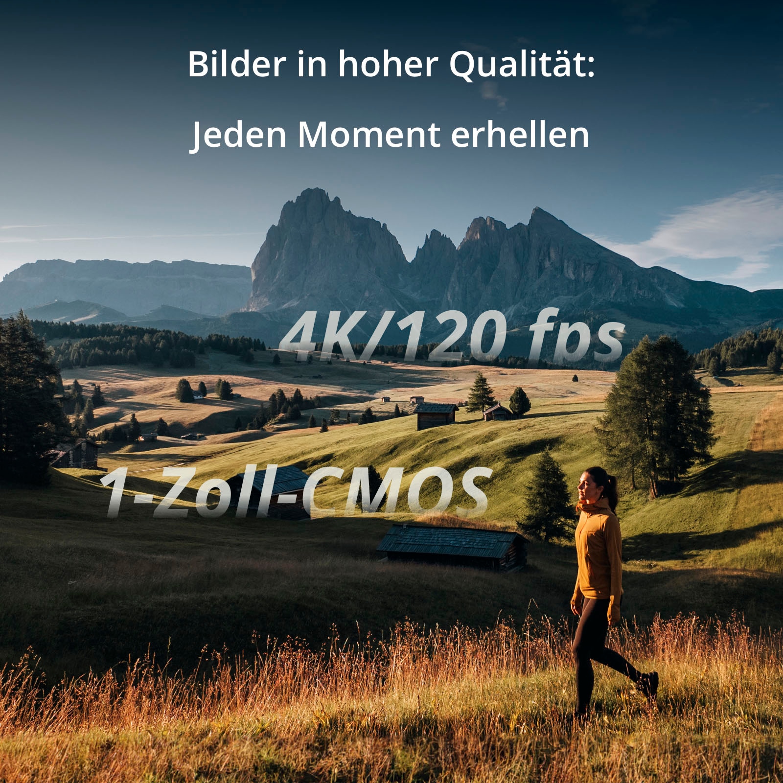 DJI Camcorder »Osmo Pocket 3« 4K Ultra HD Bluetooth