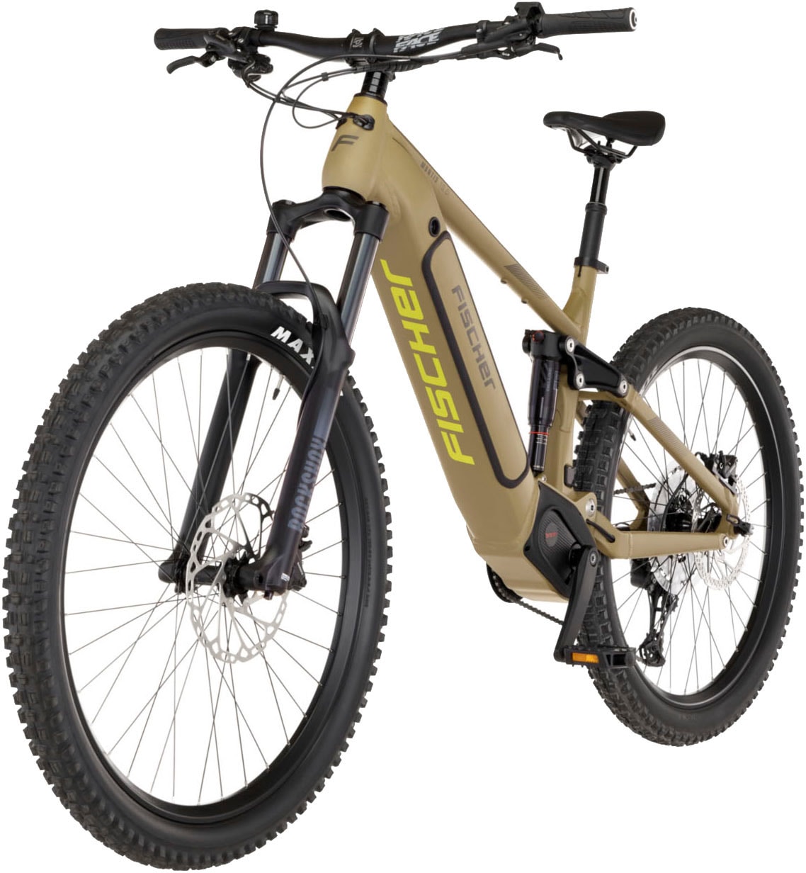 FISCHER Fahrrad »MONTIS 10.0i Fully 711« 12 Gang SRAM SX 11-50 Kettenschaltung Schaltwerk Mittelmotor mit Akku-Ladegerät | mit Werkzeug,  Pedelec, Elektrofahrrad für Damen und Herren, MTB