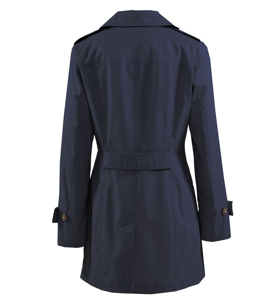 Fuchs Schmitt Kurzmantel Lightweight Cotton, Regular Fit, Schulterklappen