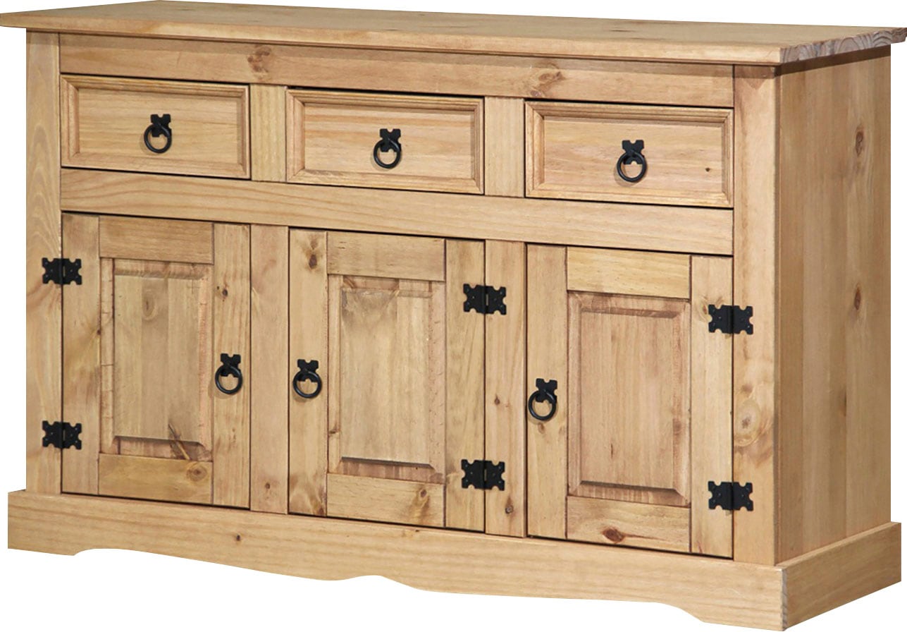 Home affaire Sideboard, Kommode im mexikanischen Landhaus-Stil