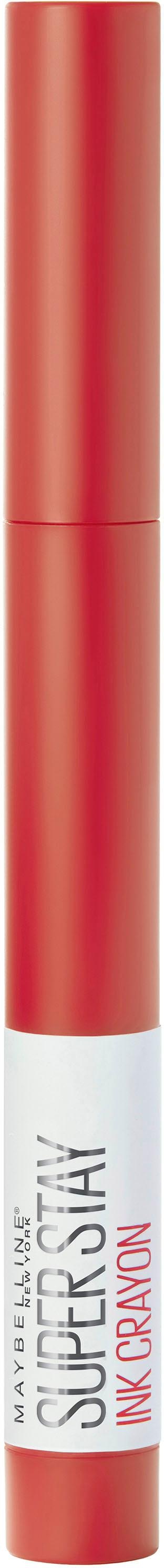 MAYBELLINE NEW YORK Lippenstift »Super Stay Ink Crayon«, mit natürlichen Inhaltstoffen