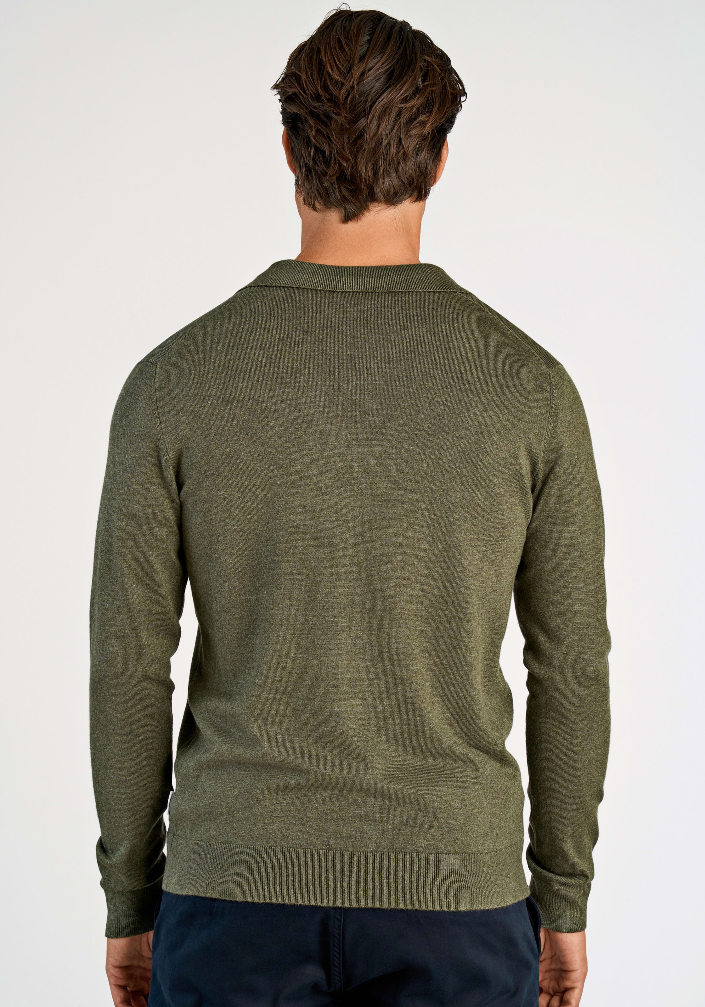 LINDBERGH Strickpullover mit Polokragen und mit Viskose