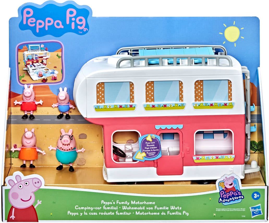 Hasbro Spielzeug-Auto »Peppa Pig, Wohnmobil von Familie Wutz«, mit