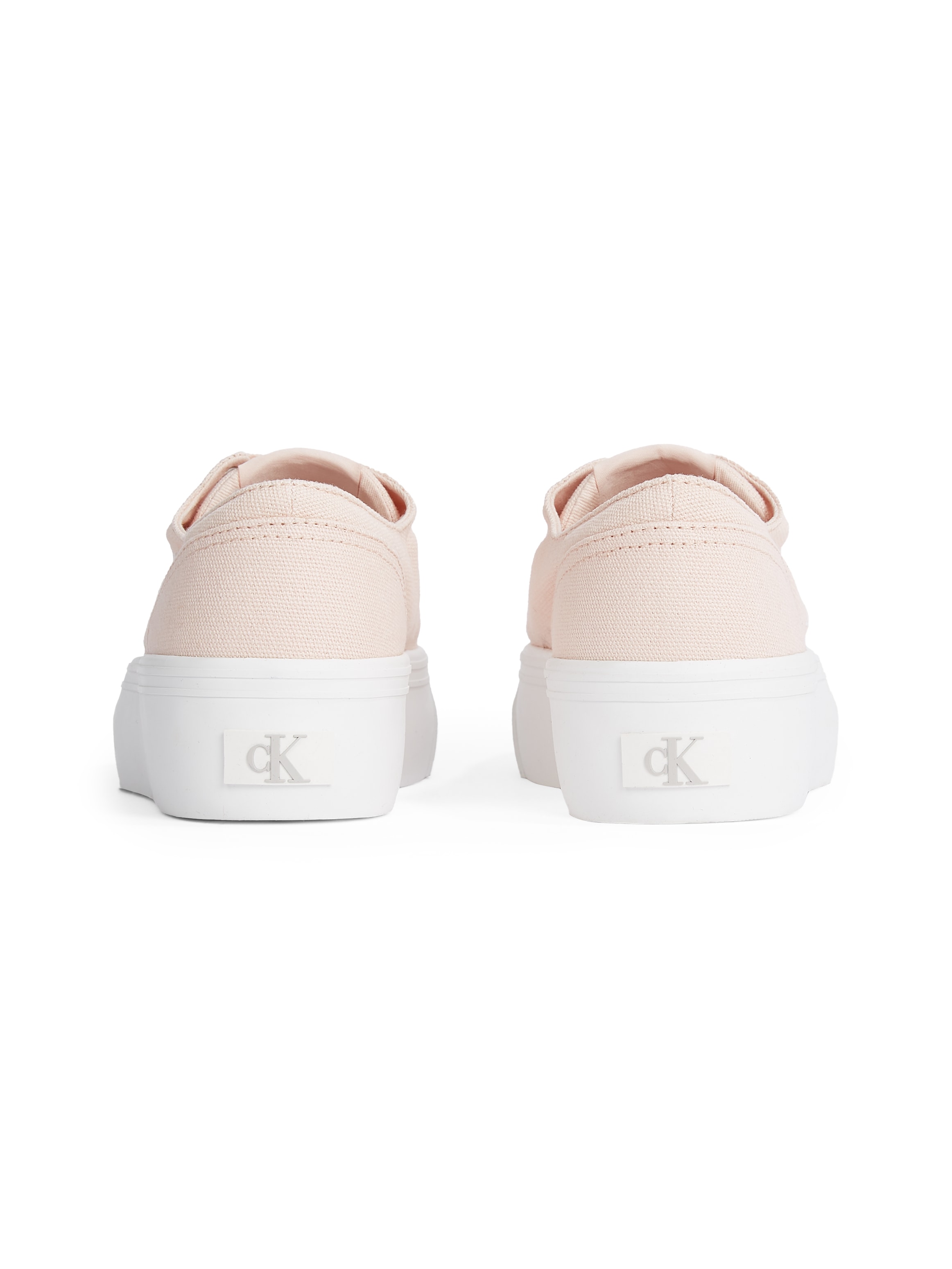 Calvin Klein Jeans Plateausneaker »VULC FLATFORM LOW CV MG«, Schnürschuh, Freizeitschuh, Halbschuh mit seitlichem Logo