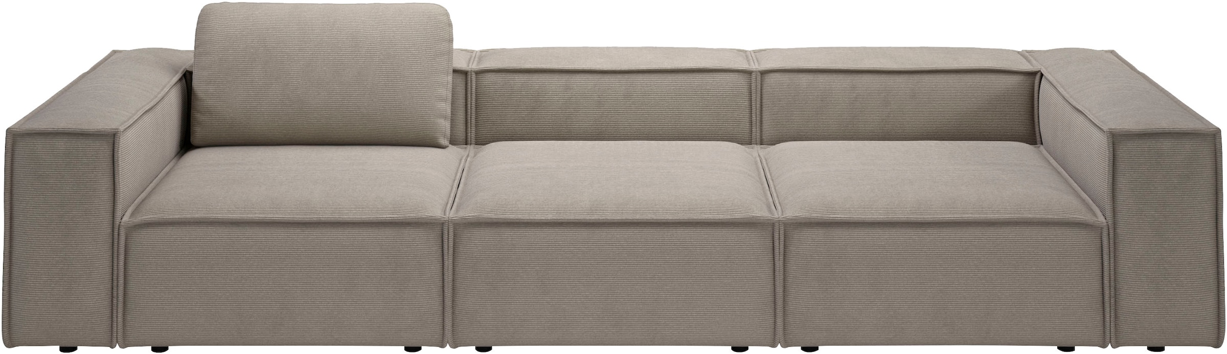 Places of Style 3,5-Sitzer »Watertown, modernes Big-Sofa XXL, 336 cm Breite, auch in Feincord«, Riesiges Designersofa mit viel Platz & weichen Bezügen in Trendfarben