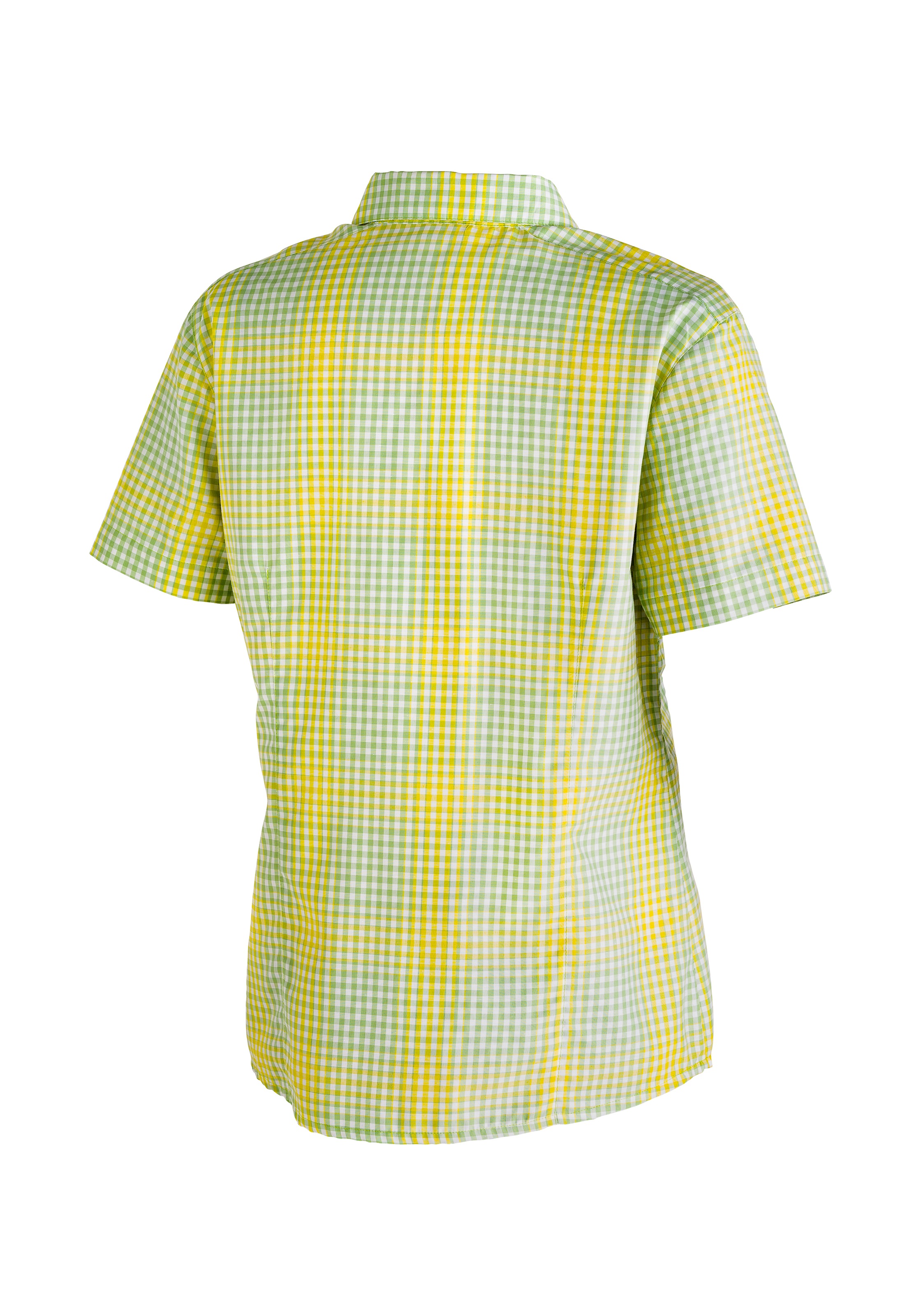 Maier Sports Funktionsbluse »Philina«, Karierte Kurzarm-Bluse für Wandern, Reisen und Freizeit