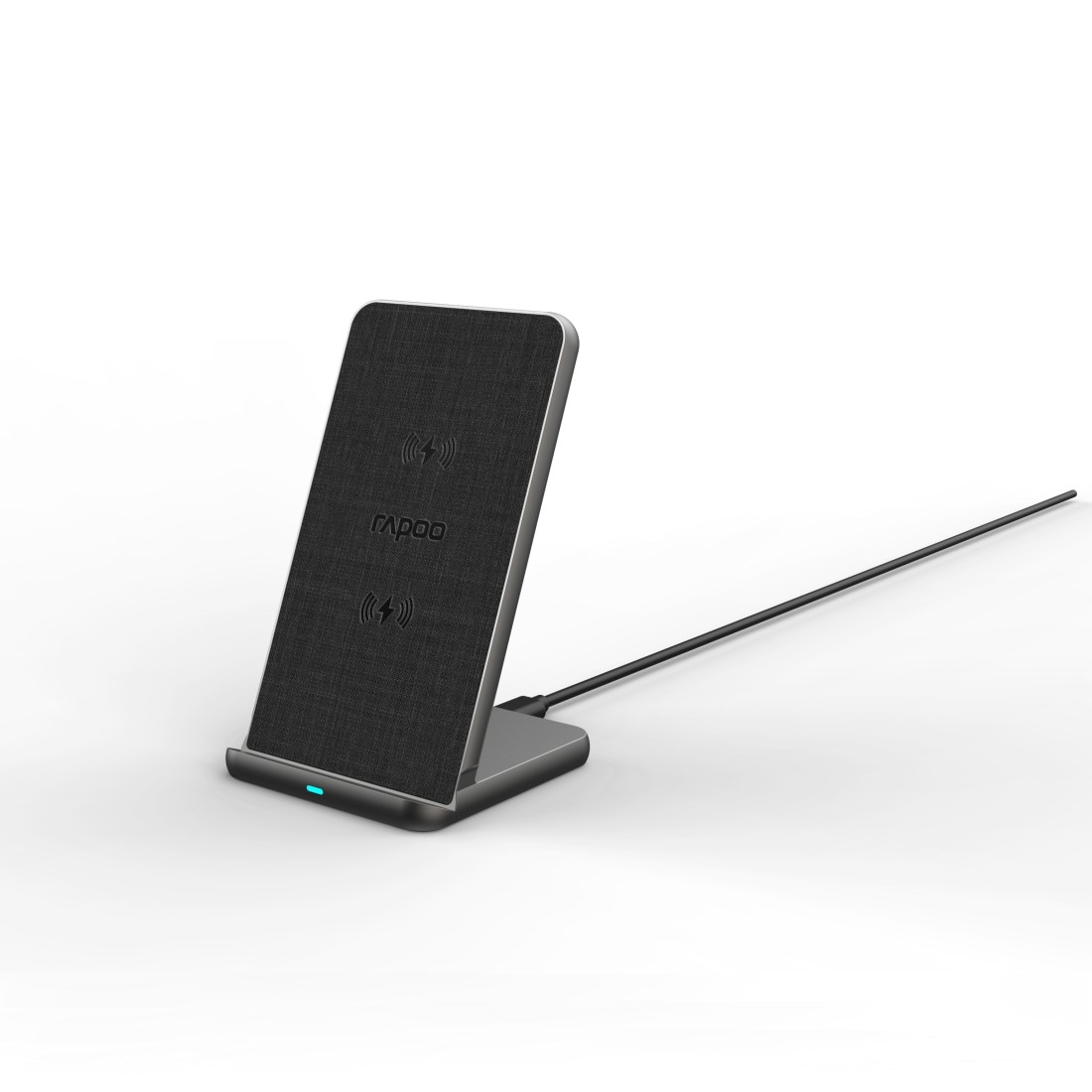 Rapoo Wireless Charger »XC360 Kabelloser Qi-Ladestand, 15W, grau«