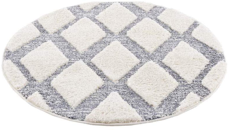 Carpet City Hochflor-Teppich »Focus 4497« rund 20 mm Höhe Boho-Teppich, Hochtief-Muster/ 3D-Effekt, für Wohnzimmer, Schlafzimmer